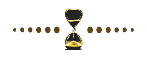 Sanduhr mit Punkten